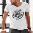 2 SIDES I Look Better Bent Over A Book Saying Quote Men's V-Neck T-Shirt