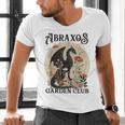 Abraxos Flower Garden Club Book Lover Fantasy Dragon Bookish Men's V-Neck T-Shirt Abraxos Flower Garden Club Book Lover Fantasy Dragon Bookish Men's V-Neck T-Shirt