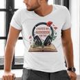 Audiobook Lover Bookish I Paused My Audiobook For This Men's V-Neck T-Shirt Audiobook Lover Bookish I Paused My Audiobook For This Men's V-Neck T-Shirt