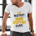 Best Book Editor Job Occupation Premium Tri-Blend Men's V-Neck T-Shirt Best Book Editor Job Occupation Premium Tri-Blend Men's V-Neck T-Shirt