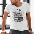 Boo Skeleton Skull Books Halloween Women School Teacher Kid Premium Men's V-Neck T-Shirt Boo Skeleton Skull Books Halloween Women School Teacher Kid Premium Men's V-Neck T-Shirt