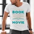 The Book Was Better Than The Movie Literary Library Bookworm Premium Tri-Blend Men's V-Neck T-Shirt The Book Was Better Than The Movie Literary Library Bookworm Premium Tri-Blend Men's V-Neck T-Shirt