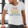 The Book Was Better Retro 70s Vintage Premium Tri-Blend Men's V-Neck T-Shirt The Book Was Better Retro 70s Vintage Premium Tri-Blend Men's V-Neck T-Shirt