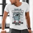 This Is My Book Character Costume Reading Book Lover Men's V-Neck T-Shirt This Is My Book Character Costume Reading Book Lover Men's V-Neck T-Shirt