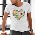 Book Lover Librarian Books Heart Valentine Men's V-Neck T-Shirt Book Lover Librarian Books Heart Valentine Men's V-Neck T-Shirt