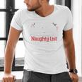 My Book Preference Naughty List Readers Christmas Joke Men's V-Neck T-Shirt