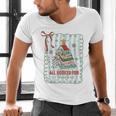 All Booked For Christmas Book Xmas Tree Coquette Bow Lights Men's V-Neck T-Shirt All Booked For Christmas Book Xmas Tree Coquette Bow Lights Men's V-Neck T-Shirt