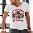 All Booked For Valentines Book Lovers Teacher Student Men's V-Neck T-Shirt All Booked For Valentines Book Lovers Teacher Student Men's V-Neck T-Shirt