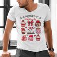 All Booked For Valentine's Day Book Lover Bookworm Bookish Men's V-Neck T-Shirt All Booked For Valentine's Day Book Lover Bookworm Bookish Men's V-Neck T-Shirt