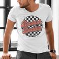 Bookish Baddie Retro Aesthetic Typography Men's V-Neck T-Shirt