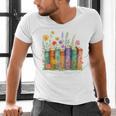 Booktrovert Book Reader Book Nerd Book Reading Lover Premium Tri-Blend Men's V-Neck T-Shirt