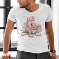 Caution Slippery When Reading Book Reader Men's V-Neck T-Shirt