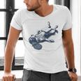 Cavalier King Charles Spaniel Book Nap Vintage Dog Mom Dad Men's V-Neck T-Shirt