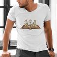 Chapter 21 Years Old 21st Birthday Wildflower Book Lover Premium Tri-Blend Men's V-Neck T-Shirt