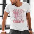 Chapter Thirty Est 1995 Cute 30th Birthday Book Bow Coquette Men's V-Neck T-Shirt Chapter Thirty Est 1995 Cute 30th Birthday Book Bow Coquette Men's V-Neck T-Shirt