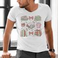 Christmas Book Lover Reading Reader Men Women Kids Xmas Men's V-Neck T-Shirt