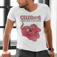 Clifford The Big Red Dog Clifford And Emily Book Cover Men's V-Neck T-Shirt