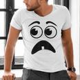 Creepy Face Carrot Halloween Book Character Costume Men's V-Neck T-Shirt