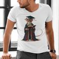Cute Mouse Reading Book Graduation Men's V-Neck T-Shirt Cute Mouse Reading Book Graduation Men's V-Neck T-Shirt