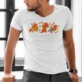 Cute Turkey Reading Book Librarian Bookworm Thanksgiving Men Men's V-Neck T-Shirt