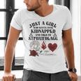 Dark Romance Smutt Book Merch Just A Good Girl STFUATTDLAGG Men's V-Neck T-Shirt Dark Romance Smutt Book Merch Just A Good Girl STFUATTDLAGG Men's V-Neck T-Shirt