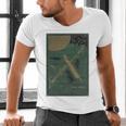 From The Earth To The Moon Book Cover 1874 Premium Men's V-Neck T-Shirt From The Earth To The Moon Book Cover 1874 Premium Men's V-Neck T-Shirt