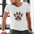 Easily Distracted By Dogs And Books Men's V-Neck T-Shirt