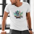 Easily Distracted By Dragon And Books Introvert Shirt Men's V-Neck T-Shirt