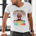 Education Is Freedom Afro Books Men's V-Neck T-Shirt Education Is Freedom Afro Books Men's V-Neck T-Shirt