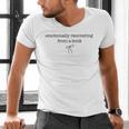 Emotionally Recovering From a Book Subtle Book Lover Men's V-Neck T-Shirt Emotionally Recovering From a Book Subtle Book Lover Men's V-Neck T-Shirt