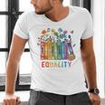 Equal Rights Book Flower Equality Peace Love Kindness Book Men's V-Neck T-Shirt Equal Rights Book Flower Equality Peace Love Kindness Book Men's V-Neck T-Shirt