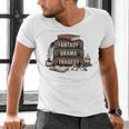 Fantasy Drama Tragedy Gothic Book Lover Bookworm Men's V-Neck T-Shirt