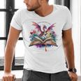 In My Fantasy Era Magic Dragon Book Men's V-Neck T-Shirt In My Fantasy Era Magic Dragon Book Men's V-Neck T-Shirt