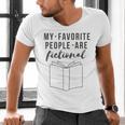 My Favorite People Are Fictional Book Reader Lover Men's V-Neck T-Shirt My Favorite People Are Fictional Book Reader Lover Men's V-Neck T-Shirt