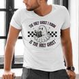 The Only Ghost I Know Is The Holy Ghost Ghost Read Book Men's V-Neck T-Shirt