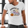 Ghost Reading Halloween Women Teacher Book Lover Men's V-Neck T-Shirt Ghost Reading Halloween Women Teacher Book Lover Men's V-Neck T-Shirt