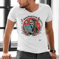 Grim Reaper Reads a Book Men's V-Neck T-Shirt