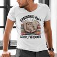Groundhog Day Librarian Book Lover Reader Library Men's V-Neck T-Shirt Groundhog Day Librarian Book Lover Reader Library Men's V-Neck T-Shirt