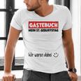 Guest Book Wir Waren Dabei Mein 57 Geburtstag German Men's V-Neck T-Shirt
