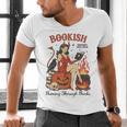 Halloween Bookish Witchy Book Club Hot Girls Read Men's V-Neck T-Shirt Halloween Bookish Witchy Book Club Hot Girls Read Men's V-Neck T-Shirt