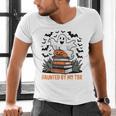 Haunted By My TBR Boo Halloween Book Lover Librarian Men's V-Neck T-Shirt