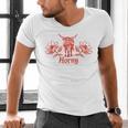 Horny Bull Romance Reader Shirt Spicy Books Bull Pun Men's V-Neck T-Shirt Horny Bull Romance Reader Shirt Spicy Books Bull Pun Men's V-Neck T-Shirt