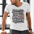 Imagine Being Afraid Of Drag Queens And Books Men's V-Neck T-Shirt