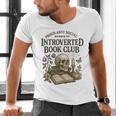 Introverted Book Club Member Anti Social Reader Men's V-Neck T-Shirt Introverted Book Club Member Anti Social Reader Men's V-Neck T-Shirt