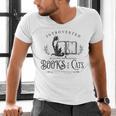 Introverted But Willing To Discuss Cats And Books Men's V-Neck T-Shirt Introverted But Willing To Discuss Cats And Books Men's V-Neck T-Shirt