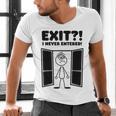 Irony Sarcasm Introvert Dry Humor Cartoon Comic Geek Nerd Men's V-Neck T-Shirt Irony Sarcasm Introvert Dry Humor Cartoon Comic Geek Nerd Men's V-Neck T-Shirt