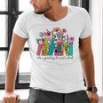 It's A Good Day To Read A Book Floral Book Lovers Librarian Men's V-Neck T-Shirt