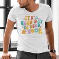 It’s A Good Day To Read A Book Reading Bookworm Reader Men's V-Neck T-Shirt
