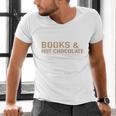 Jolabokaflod Because Books And Hot Chocolate T-Shirt Men's V-Neck T-Shirt Jolabokaflod Because Books And Hot Chocolate T-Shirt Men's V-Neck T-Shirt
