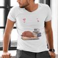 Just a Girl Who Loves Dogs Books Coffee T-Shirt Men's V-Neck T-Shirt
